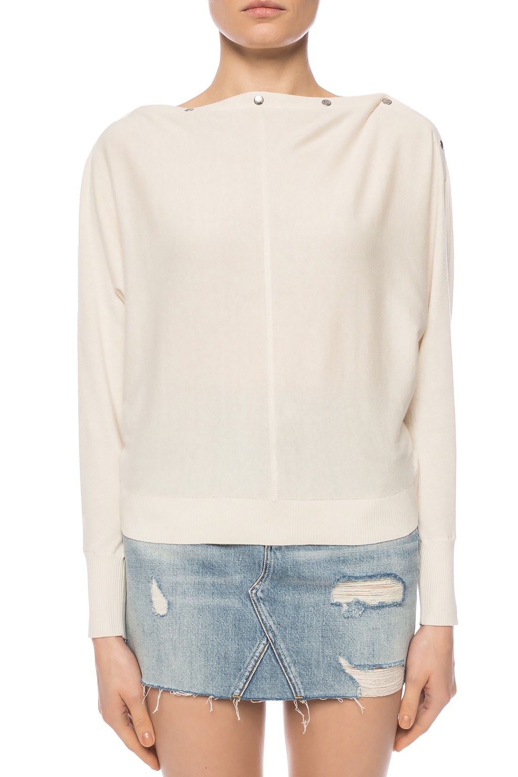 All saints elle top sweater